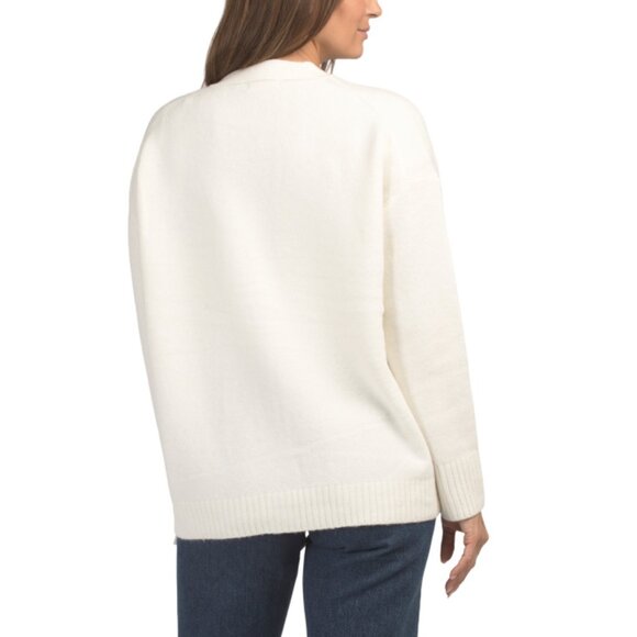 LA BIZ Cream Wool Blend Yummy Soft Cardigan Sweater - Picture 2 of 2